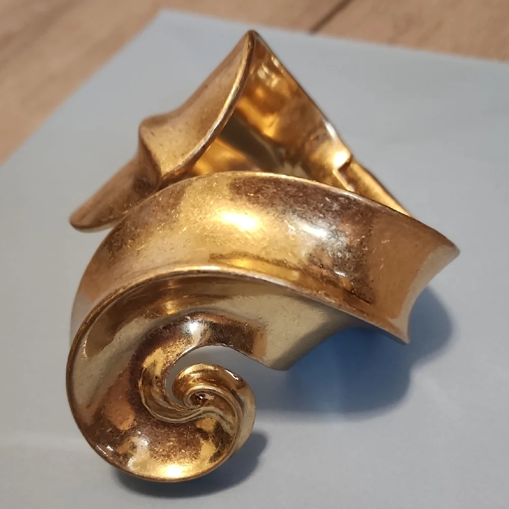 Zara Gold Swirl Bracelet - Picture 2 of 3